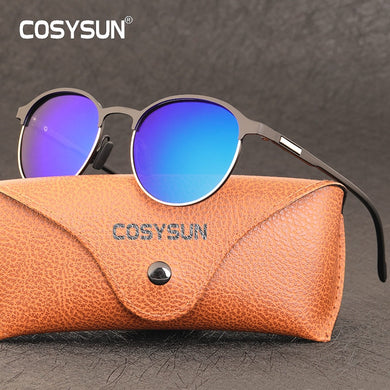 Polarized Round Metal Frame Woman Sun Glasses fishing Driving Sunglasses Brand NEW Fashion Sunglasses Female UV400