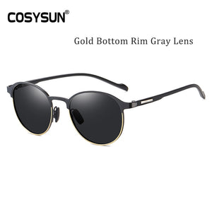Polarized Round Metal Frame Woman Sun Glasses fishing Driving Sunglasses Brand NEW Fashion Sunglasses Female UV400