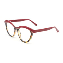 Load image into Gallery viewer, CP068 Fashionable Floral Glasses Frames CP Injection Plastic Eyewear Cat Eye Optical glasses