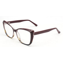Load image into Gallery viewer, CP069 Fashionable Floral Glasses Frames CP Injection Plastic Eyewear Cat Eye Optical glasses