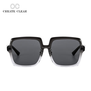 CREATE CLEAR Ladies Sunglasses Square 5 Colors Design Glasses Eye Protection Elegant Frame Trend Street UV Prote