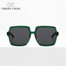 Load image into Gallery viewer, CREATE CLEAR Ladies Sunglasses Square 5 Colors Design Glasses Eye Protection Elegant Frame Trend Street UV Prote