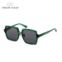Load image into Gallery viewer, CREATE CLEAR Ladies Sunglasses Square 5 Colors Design Glasses Eye Protection Elegant Frame Trend Street UV Prote