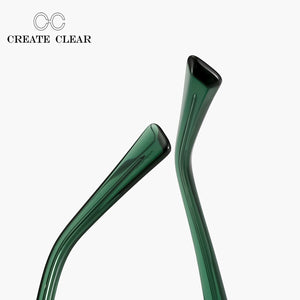 CREATE CLEAR Ladies Sunglasses Square 5 Colors Design Glasses Eye Protection Elegant Frame Trend Street UV Prote