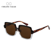 Load image into Gallery viewer, CREATE CLEAR Ladies Sunglasses Square 5 Colors Design Glasses Eye Protection Elegant Frame Trend Street UV Prote