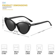Load image into Gallery viewer, CRIXALIS 2023 Designer Sunglasses Women  Brand Sun Glasses Female Cat Eye Trend Shades Ladies UV400 zonnebril dames