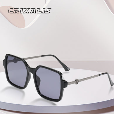 CRIXALIS Anti Glare Square Sunglasses Men 2023 Retro Designer Sun Glasses Women Vintage Gradient Shades Male UV400