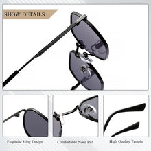 Load image into Gallery viewer, CRIXALIS Brand Designer Square Sunglasses Women Retro Sun Glasses Male Female UV400 Metal Frame Eyewear Driving UV400