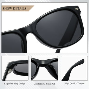CRIXALIS Brand Polarized Sunglasses For Men 2023 Trend Design Sung Lasses Women Square Anti Glare Shades Male UV400