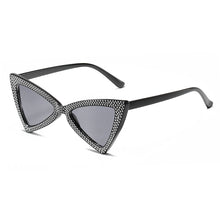 Load image into Gallery viewer, CRIXALIS Cateye Sunglasses Women  Sun Glasses Ladies Rhinestone Design Cat Eye Shades Female UV400 zonnenbrillen dames