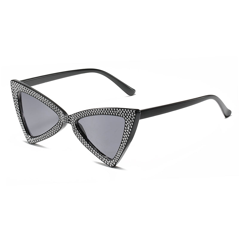 CRIXALIS Cateye Sunglasses Women  Sun Glasses Ladies Rhinestone Design Cat Eye Shades Female UV400 zonnenbrillen dames