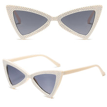 Load image into Gallery viewer, CRIXALIS Cateye Sunglasses Women  Sun Glasses Ladies Rhinestone Design Cat Eye Shades Female UV400 zonnenbrillen dames