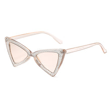 Load image into Gallery viewer, CRIXALIS Cateye Sunglasses Women  Sun Glasses Ladies Rhinestone Design Cat Eye Shades Female UV400 zonnenbrillen dames