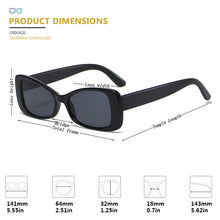 Load image into Gallery viewer, CRIXALIS Classic Designer Sunglasses For Women 2023 Retro  Brand Sun Glasses Ladies Samll Square Shades Female UV400