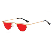 Load image into Gallery viewer, CRIXALIS Classic Half Frame Sunglasses Women Semicircle Sun Glasses Ladies Vintage Trend Shades Female UV400 zonnebril dames