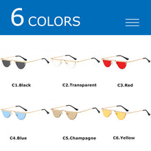 Load image into Gallery viewer, CRIXALIS Classic Half Frame Sunglasses Women Semicircle Sun Glasses Ladies Vintage Trend Shades Female UV400 zonnebril dames