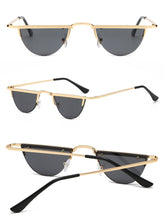 Load image into Gallery viewer, CRIXALIS Classic Half Frame Sunglasses Women Semicircle Sun Glasses Ladies Vintage Trend Shades Female UV400 zonnebril dames