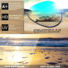 Load image into Gallery viewer, CRIXALIS Classic Half Frame Sunglasses Women Semicircle Sun Glasses Ladies Vintage Trend Shades Female UV400 zonnebril dames