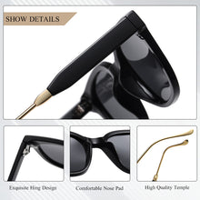 Load image into Gallery viewer, CRIXALIS Classic Polarized Sunglasses For Women 2023  Design Sun Glasses Lady Trend Gradient Square Shades Female UV400