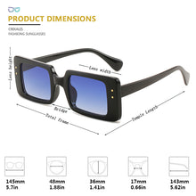 Load image into Gallery viewer, CRIXALIS Classic Rectangle Sunglasses For Women 2023  Brand Sun Glasses Ladies Square Shades UV400 zonnebril dames