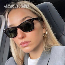 Load image into Gallery viewer, CRIXALIS Classic Retro Polarized Sunglasses Women  Designer Sun Glasses Ladies Vintage Square Shades For Female UV400