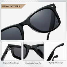 Load image into Gallery viewer, CRIXALIS Classic Retro Polarized Sunglasses Women  Designer Sun Glasses Ladies Vintage Square Shades For Female UV400