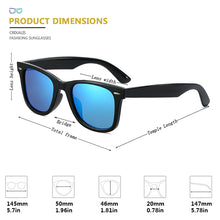 Load image into Gallery viewer, CRIXALIS Classic Retro Polarized Sunglasses Women  Designer Sun Glasses Ladies Vintage Square Shades For Female UV400