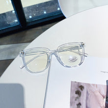 Load image into Gallery viewer, CRIXALIS Computer Glasses Female Oversize TR90 Flexible Transparent Reading Eyeglasses Frame For Women Blue Light Eyewear UV400