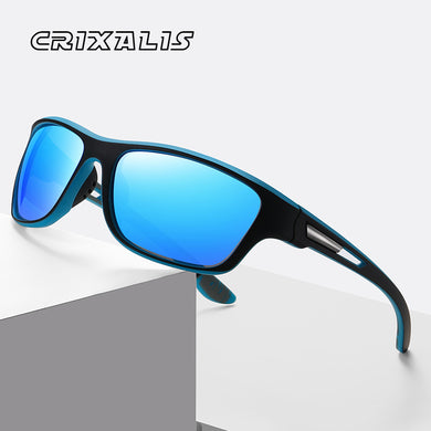 CRIXALIS Design Polarized Sunglasses For Men Vintage Brand Square Anti Glare Driving Sun Glasses Male UV400 zonnebril heren