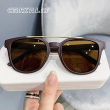 Load image into Gallery viewer, CRIXALIS Designer Sunglasses Women Flat Top Square Sun Glasses Female  Brand Retro Shades Ladies UV400 zonnebril dames
