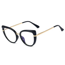 Load image into Gallery viewer, Cat Eye Anti Blue Light Optical Glasses Women Prescription Myopia Eyeglass Frame Ladies Clear Computer Glasses