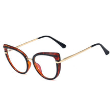 Load image into Gallery viewer, Cat Eye Anti Blue Light Optical Glasses Women Prescription Myopia Eyeglass Frame Ladies Clear Computer Glasses