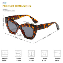 Load image into Gallery viewer, CRIXALIS Cat Eye Sunglasses For Women 2023 Trend Design Sun Glasses Ladies Vintage Cateye Shades UV400 zonnebril dames