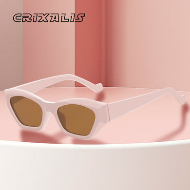CRIXALIS Cat Eye Sunglasses Women 2023 Trend  Brand Design Sun Glasses Female UV400 Oculos De Sol Feminino