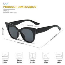 Load image into Gallery viewer, CRIXALIS Cat Eye Sunglasses Women Anti-glare Party Sexy Gradient Sun Glasses Ladies UV400 sonnenbrille damen