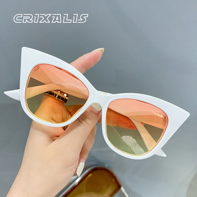 CRIXALIS Cat Eye Sunglasses Women Anti-glare Party Sexy Gradient Sun Glasses Ladies UV400 sonnenbrille damen