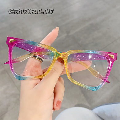 CRIXALIS Cat Eye Sunglasses Women Vintage Gradient Sun Glasses For Ladies Luxuru Brand Shades Female UV400 Anti Glare