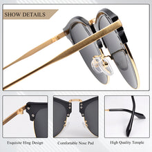 Load image into Gallery viewer, CRIXALIS Round Women Sunglasses  Brand Design Pink Mirror Sun Glasses Female zonnebril dames UV400 Eyewear Ladies