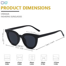Load image into Gallery viewer, CRIXALIS Women&#39;s Sunglasses 2023 Retro Cat Eye Anti-Glare Sun Glasses Ladies  Brand Shades Eyeglass Female UV400