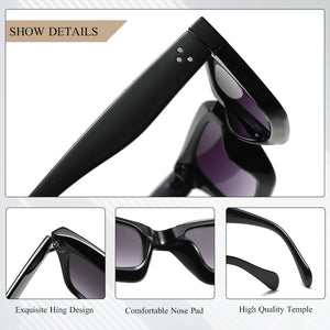 CRIXALIS  Brand Designer Sunglasses For Women Anti Glare Driving Sun Glasses Female UV400 Vintage Square Shades Ladies