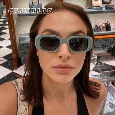 CRIXALIS  Brand Designer Sunglasses Women Vintage Anti Glare Sun Glasses For Female Square Shades UV400 zonnebril dames