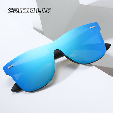 CRIXALIS  Polarized Sunglasses Men 2023 Brand Anti Glare Design Sun Glasses Women Vintage Mirror Shade For Male UV400