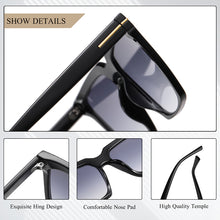 Load image into Gallery viewer, CRIXALIS  Women Sunglasses 2023 Fashoin Square Oversize Decorative Sun glasses Ladies Men UV400 Anti Glare zonnebril heren