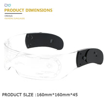 Load image into Gallery viewer, CRIXALIS LED Luminous Glasses Women Wire Neon Light Goggles Eyeglasses Bar Party Eyewear For Halloween Christmas Parties