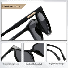 Load image into Gallery viewer, CRIXALIS Oversize Women&#39;s sunglasses 2023 Summer Square Acetate Driving Sunglasses Ladies lentes de sol mujer UV400
