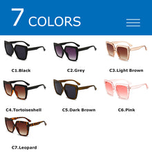 Load image into Gallery viewer, CRIXALIS Oversized Square Sunglasses Women  Brand Designer Sun Glasses Ladies Retro Gradient Shades Female UV400