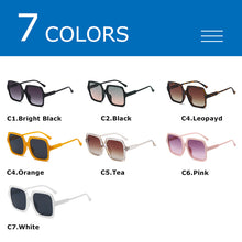 Load image into Gallery viewer, CRIXALIS Oversized Sunglasses Women Vintage Square Gradient Sun Glasses Ladies  Designer Female UV400 zonnebril dames