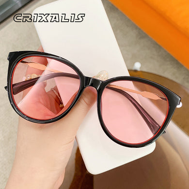 CRIXALIS Oversized Women Sunglasses 2023 Trend Gradient Design Sun Glasses For Female Vintage Anti Glare Shades Ladies UV400