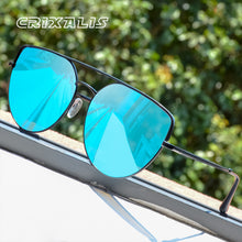 Load image into Gallery viewer, CRIXALIS Pilot Metal Sunglasses Women  Brand Design Pink Mirror Sun Glasses Ladies zonnebril dames UV400 Eyewear Female