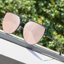 Load image into Gallery viewer, CRIXALIS Pilot Metal Sunglasses Women  Brand Design Pink Mirror Sun Glasses Ladies zonnebril dames UV400 Eyewear Female